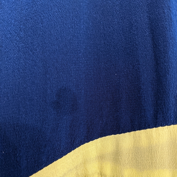 Size M Boundary & Co. Silk color block "Annie" dress - Picture 6 of 11